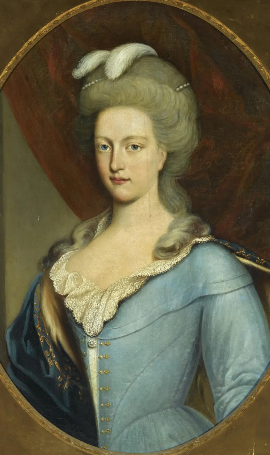 A portrait of Princess Auguste Caroline Friederike