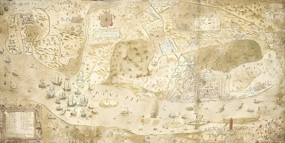 The siege of Riga, 1621