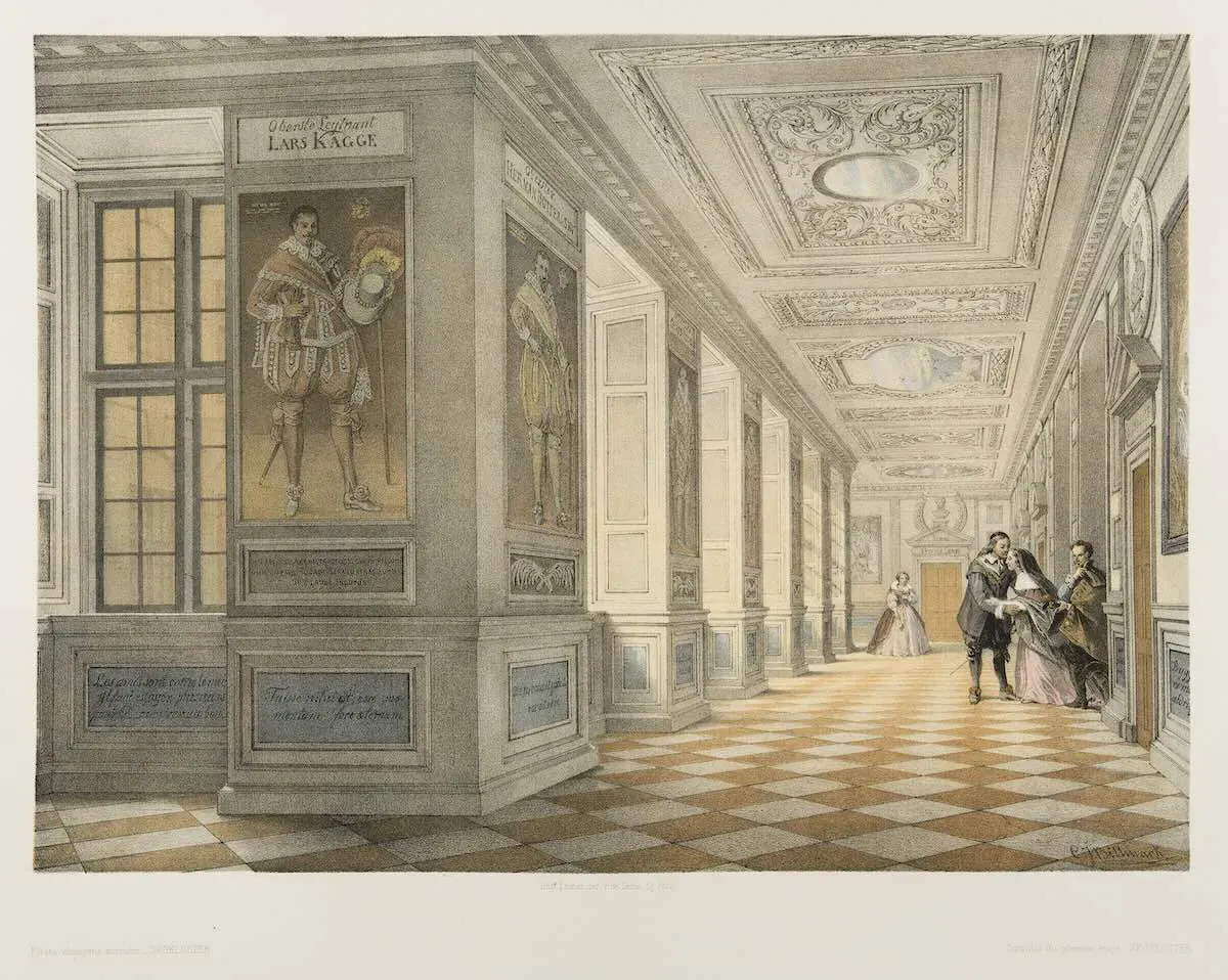 First floor corridor of Skoklostser