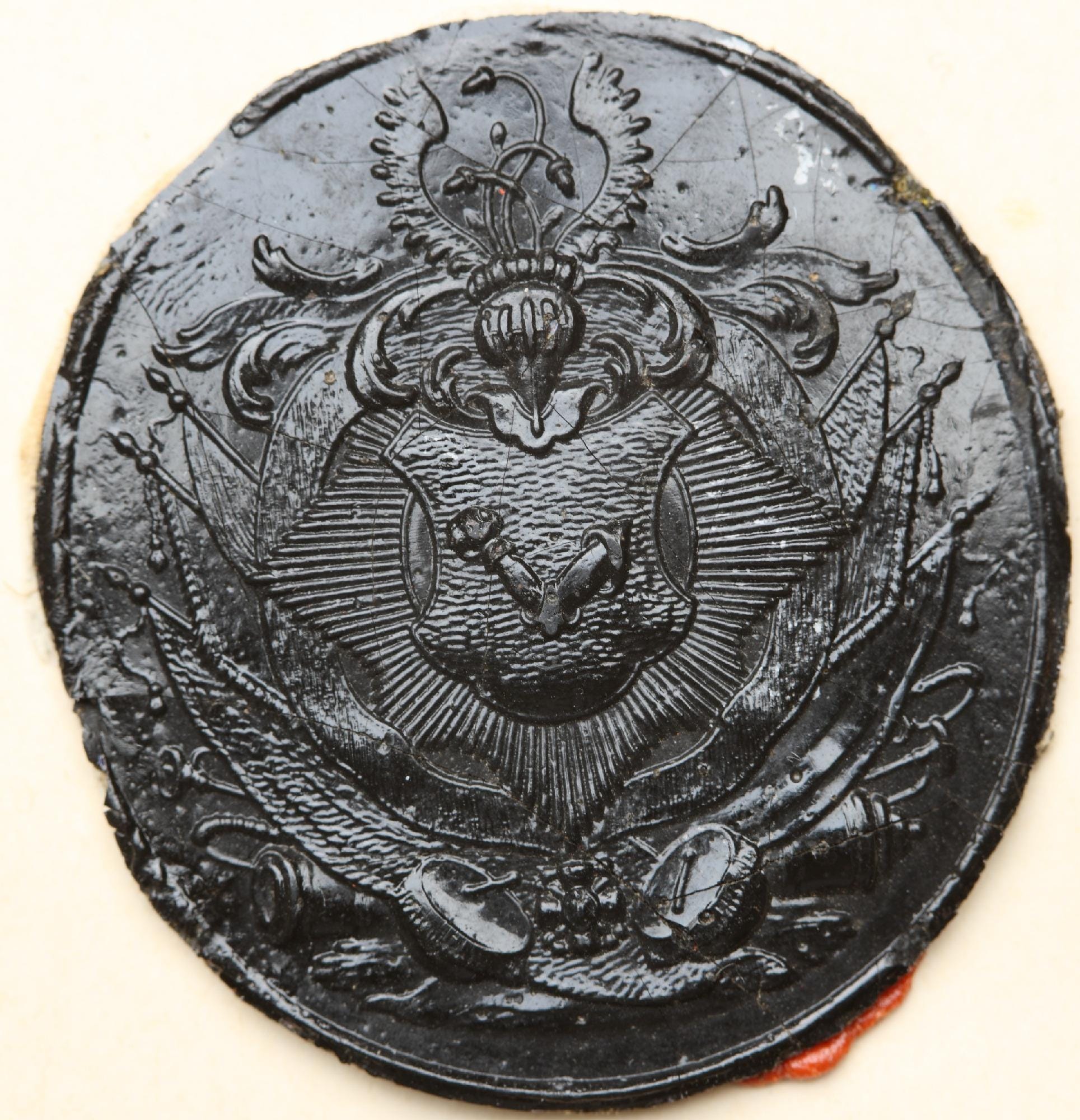 von Pohlmann seal in Eugen von Nottbeck’s collection of deeds and seals 2
