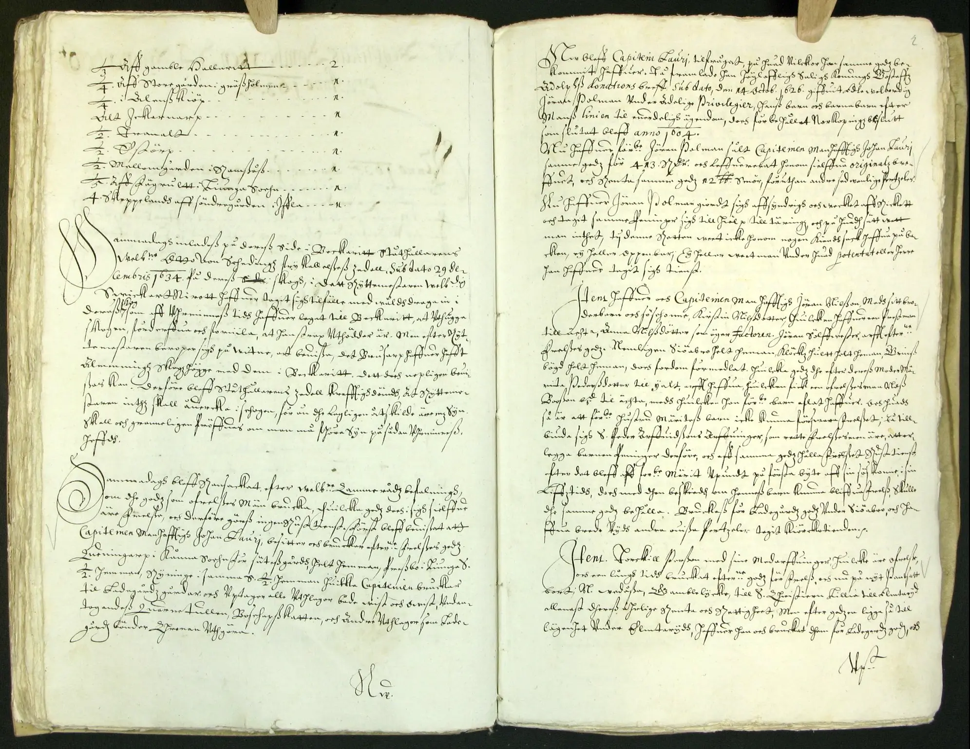 Scan of the Sunnerbo dombok for 1635