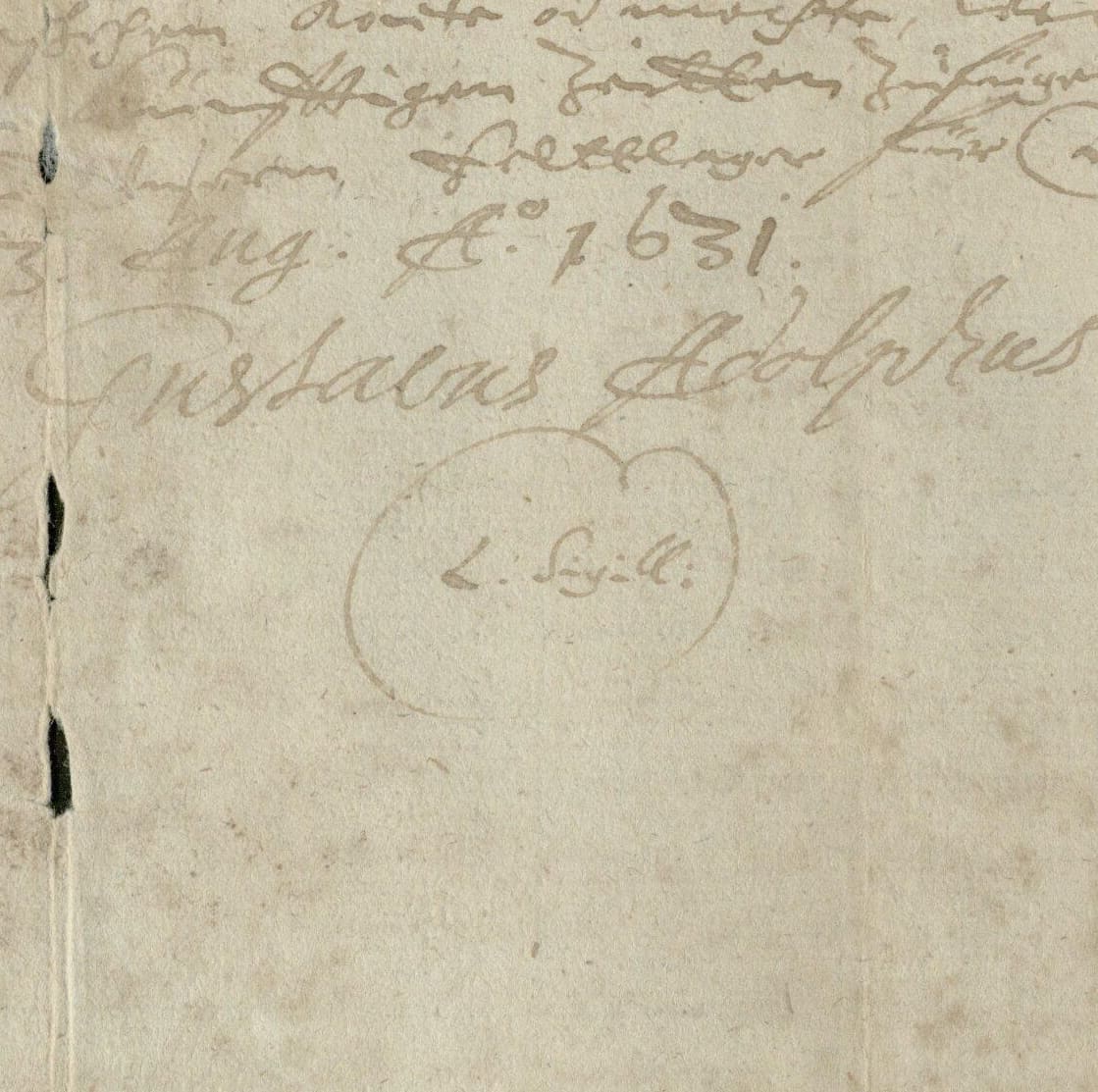 Detail of the Wax Seal